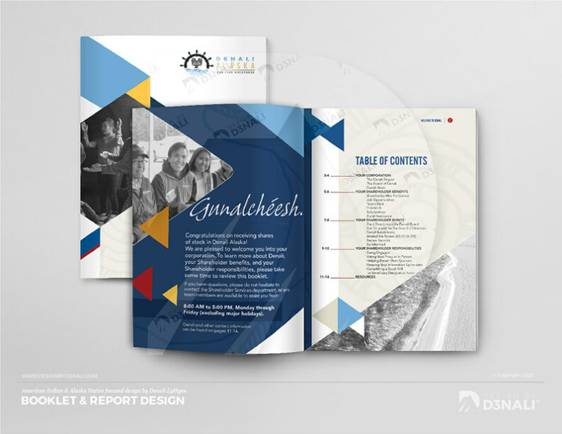 D3NALI - Design by Denali - Alaska Native Brochure